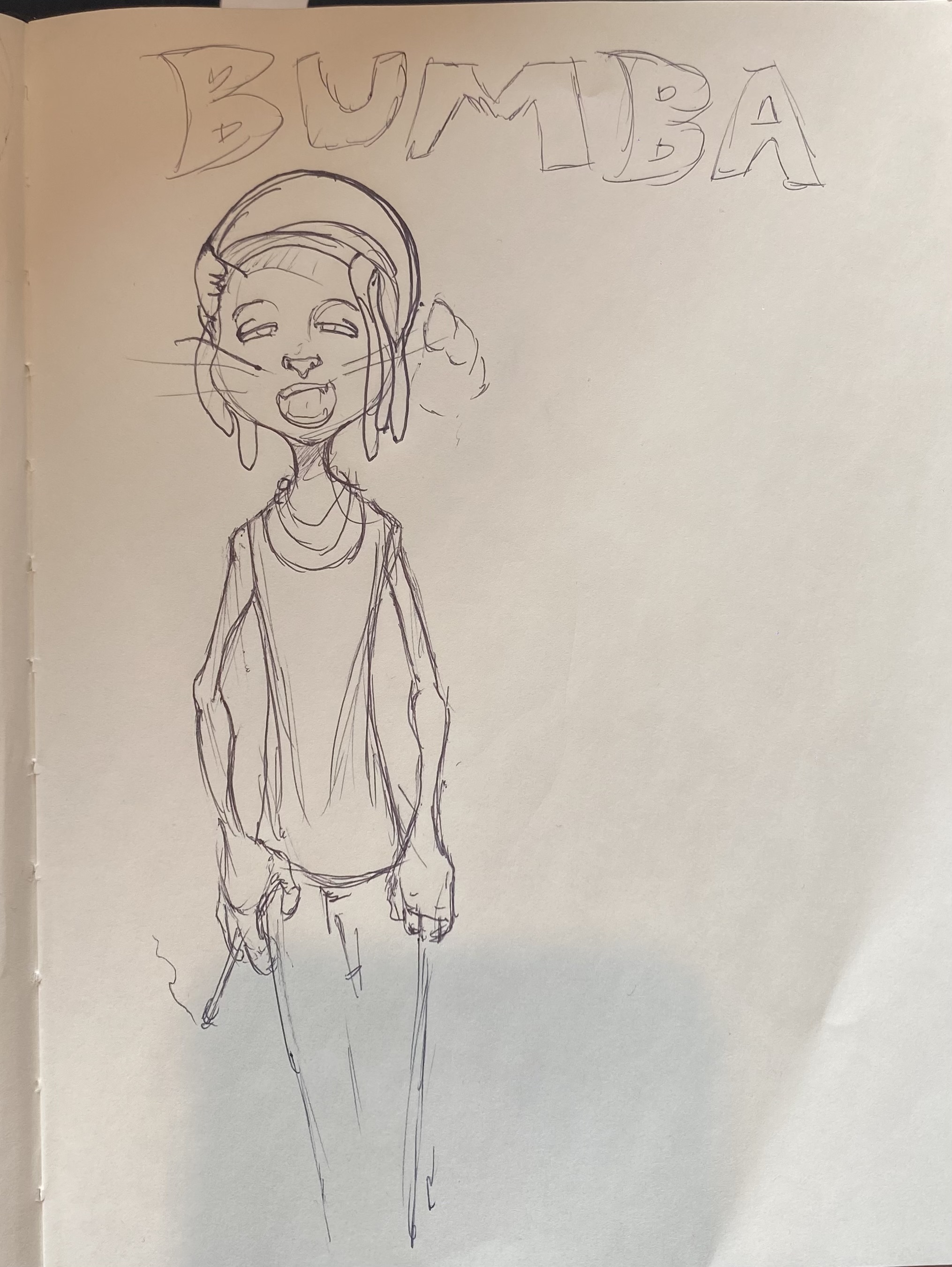 Original Bumbacat sketch